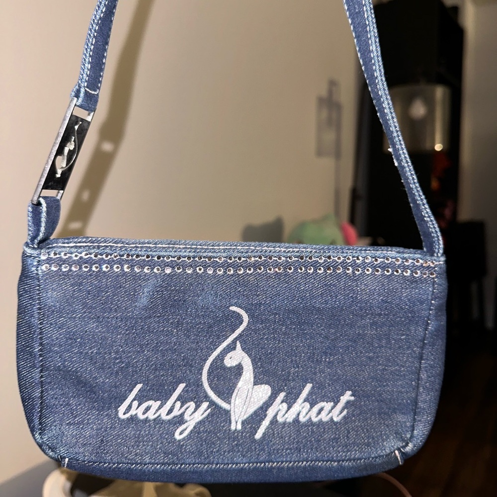 Vintage Baby Phat Mini Denim shoulder bag